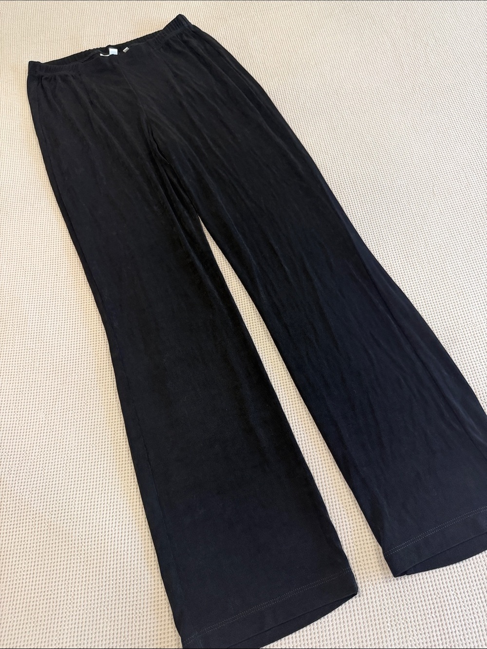 Chico's Black Wide-Leg Pull-On Pants